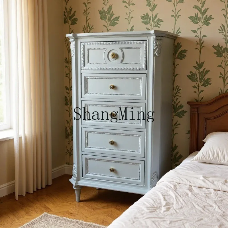 

SM household high-end solid wood chest of drawers storage cabinet living room storage furniture