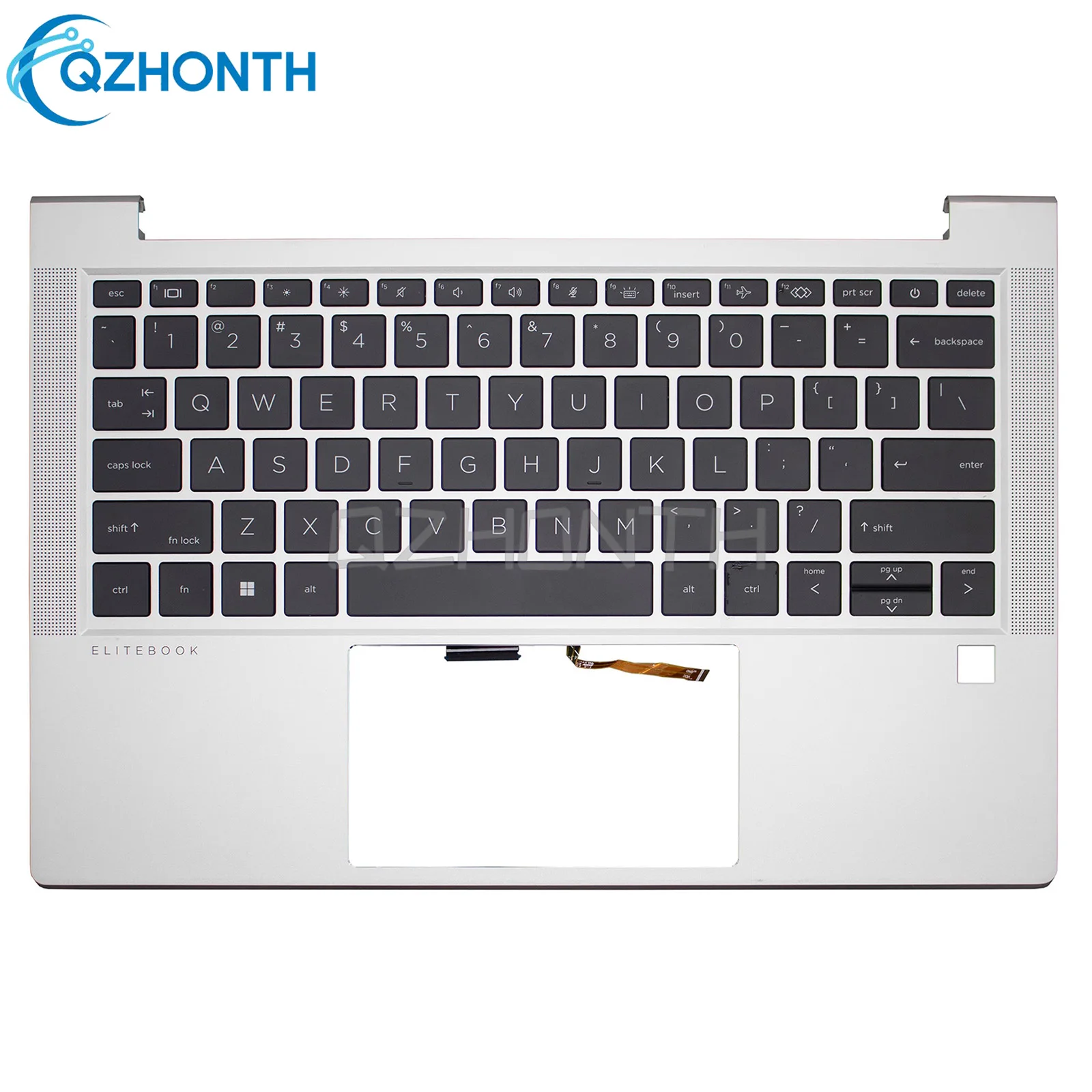 

New Palmrest Upper Case with Backlit Keyboard For HP EliteBook 630 G9 N10777-001 (Silver) 13.3"