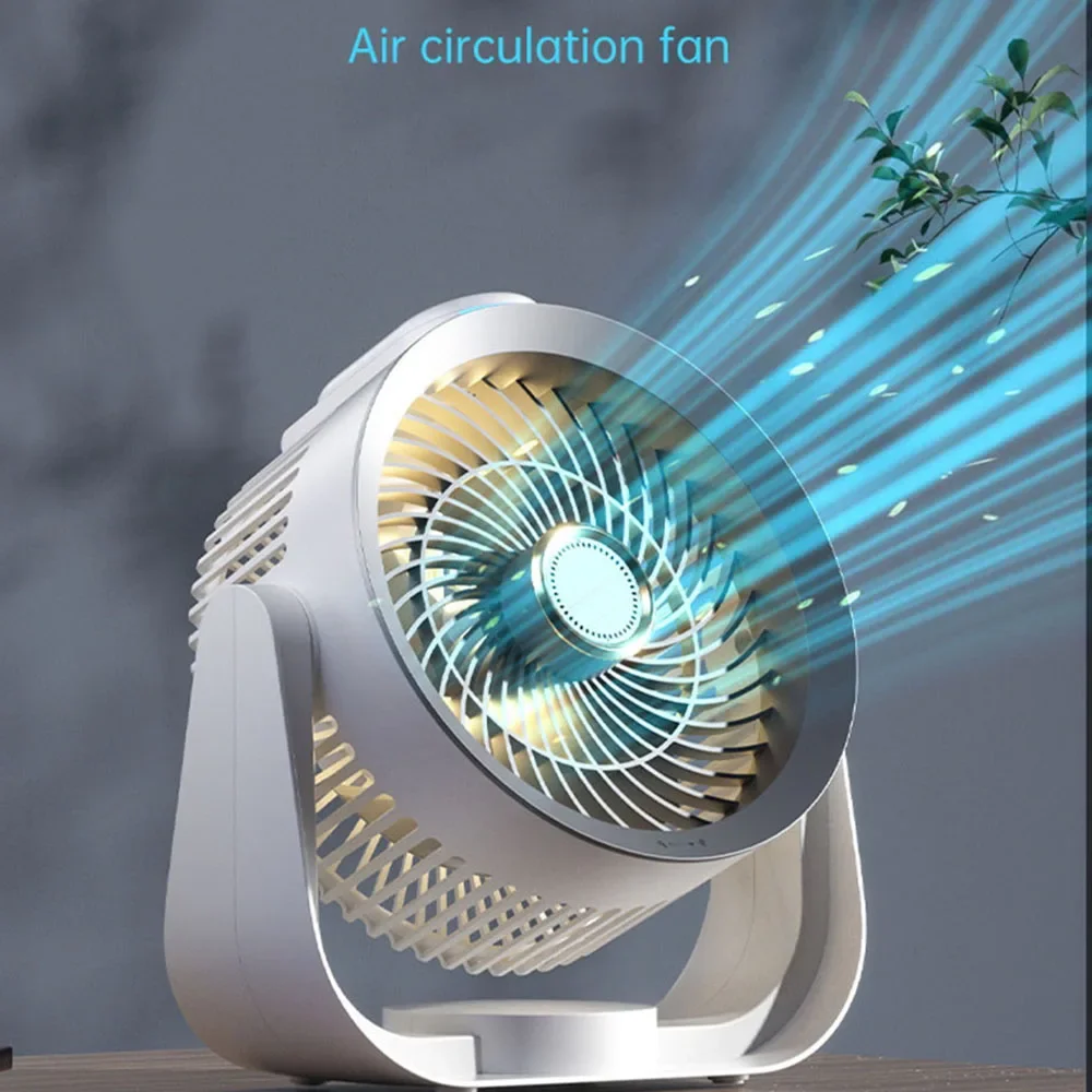 

Multifunctional Electric Fan Circulator Wireless Bluetooth-compatible Voice Home Quiet Desktop Wall Ceiling Fan Air Cooler