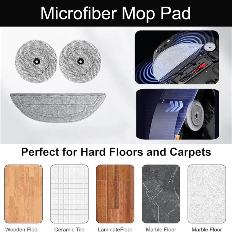 

B38B-Compatible For Roborock Saros 10 / S9 Maxv Ultra Spare Parts Accessories Main Side Brush Hepa Filter Mop Cloth Dust Bag