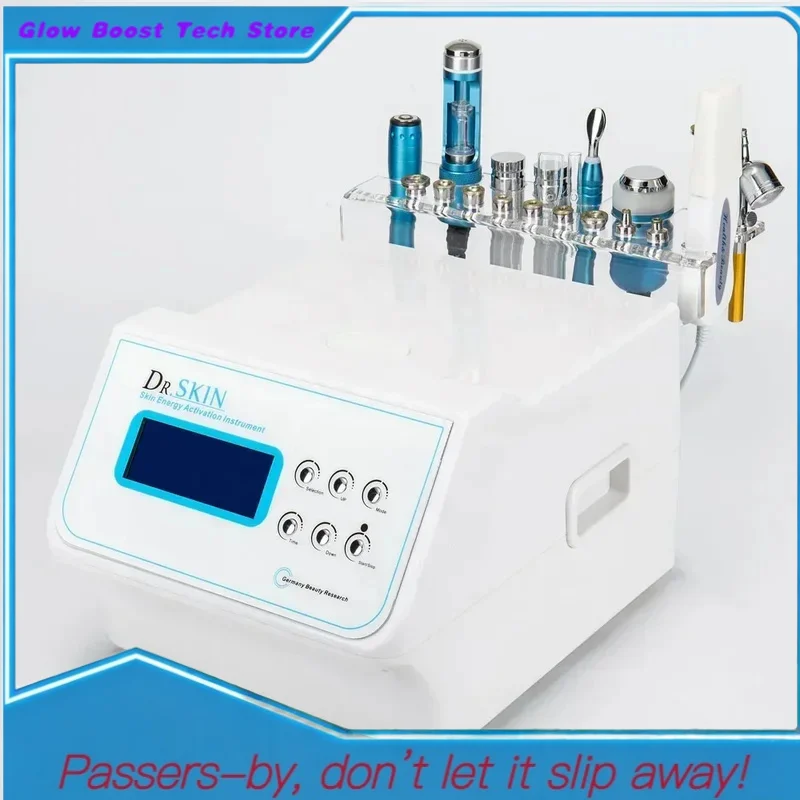 

Glow 8 In 1 Skin Care Multi-Functional Hydro Personal Salon Beauty Equipment