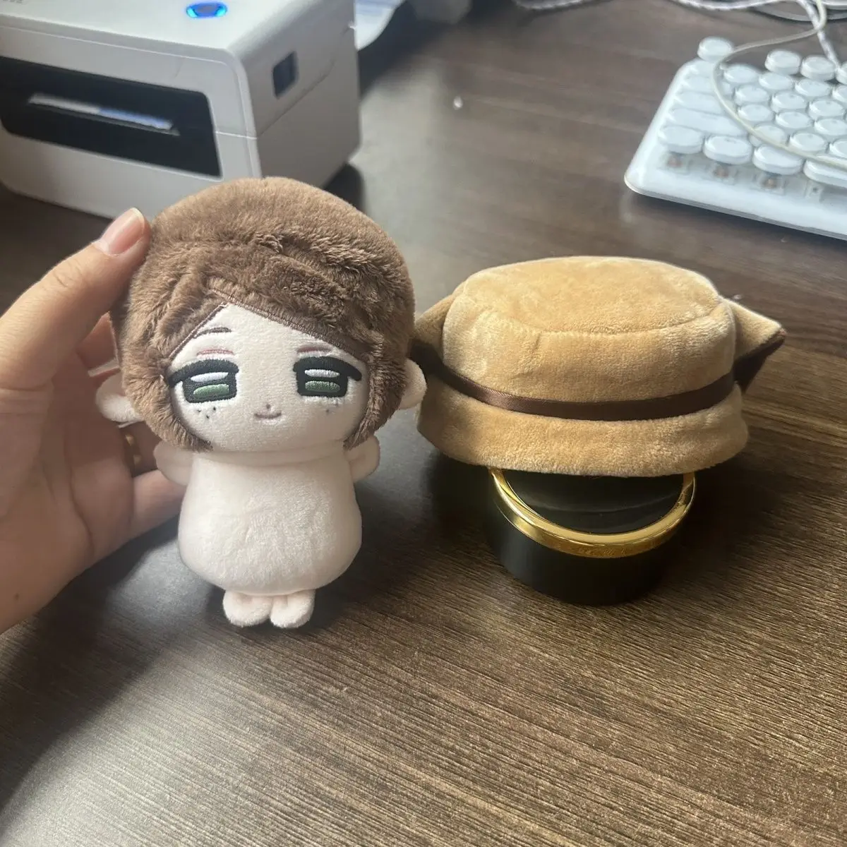 15 سنتيمتر لعبة الهوية الخامس إيما وودز بستاني سمات طباعة أفخم محشوة القطن دمية Kawaii البسيطة Pupu الجسم دمى أشكال الهدايا