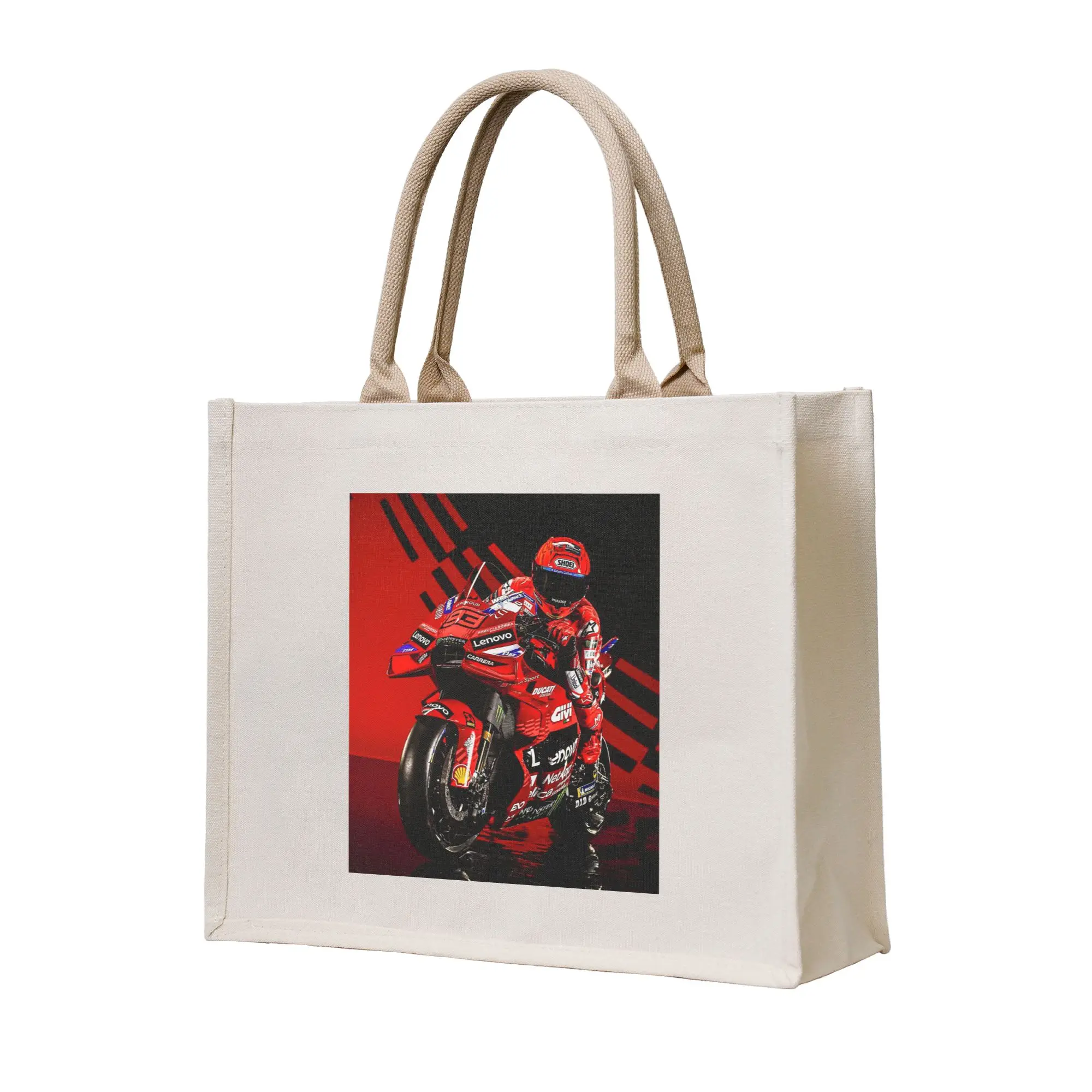 

Сумки для покупок Motorcycle Racing Marqueze, холщовая сумка-тоут, складная сумка-тоут для девочек, дорожная сумка через плечо
