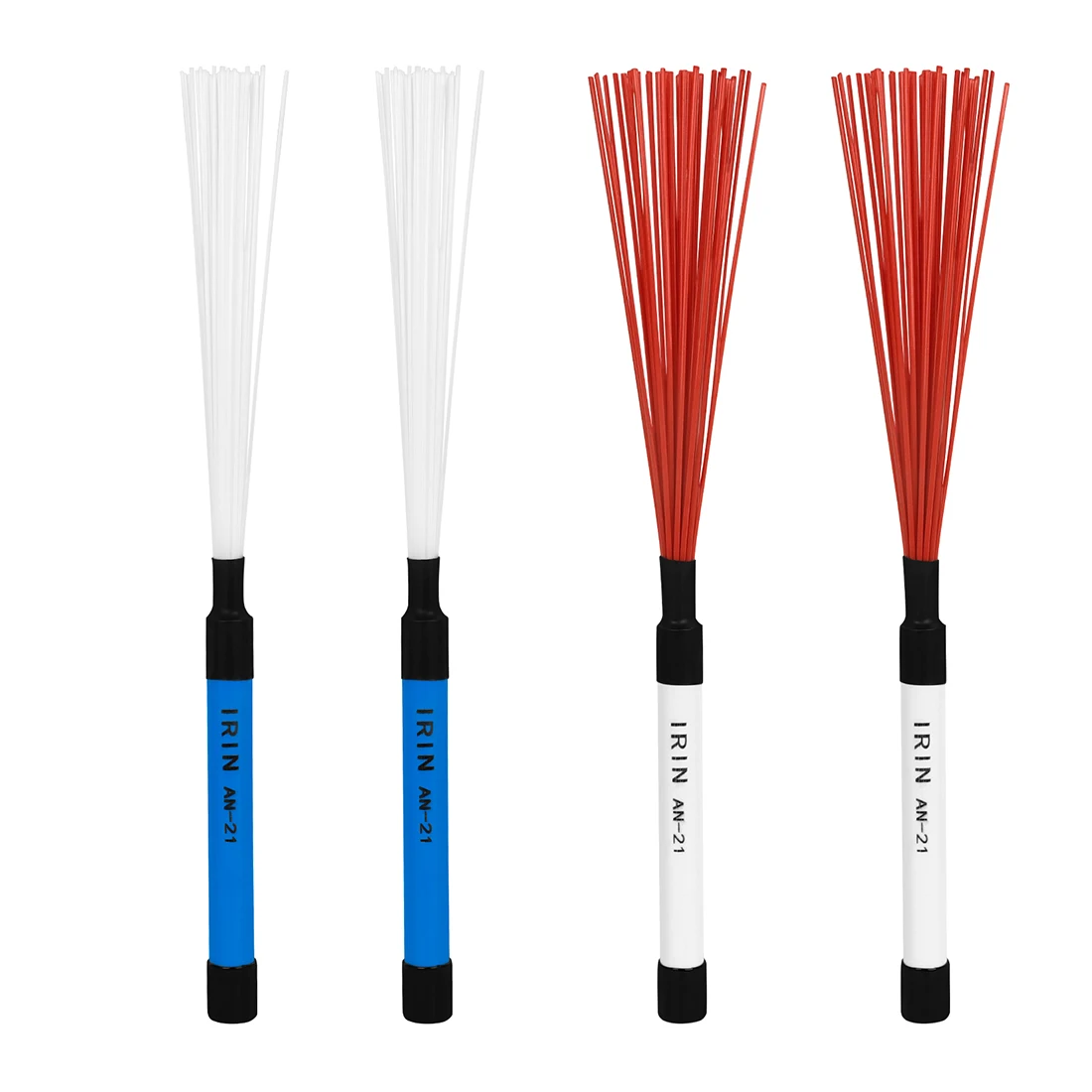 

IRIN Box Барабанная щетка Нейлоновые щетки ABS Матовая ручка Противоскользящая производительность Профессиональные аксессуары для ударных инструментов Коробка Запчасти для барабанов