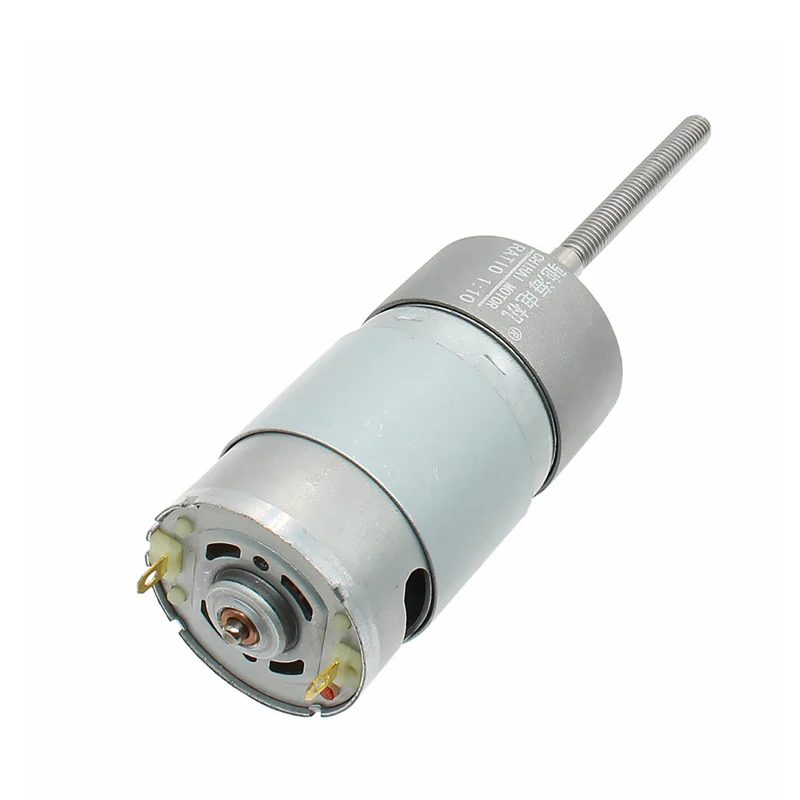 GM37-545 permanent magnet DC screw shaft metal gear motor thread motor 12v24v