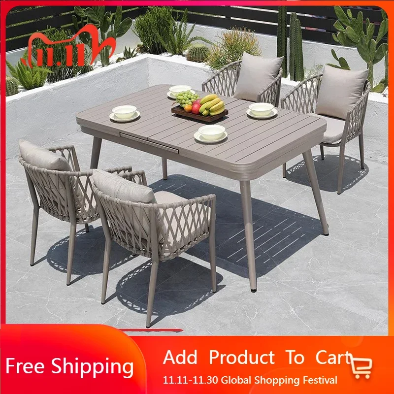 

Garden Balcony Outdoor Tables Courtyard Balcony Modern Nordic Outdoor Tables Lounge Minimalist Jardin Mobiliario Furniture