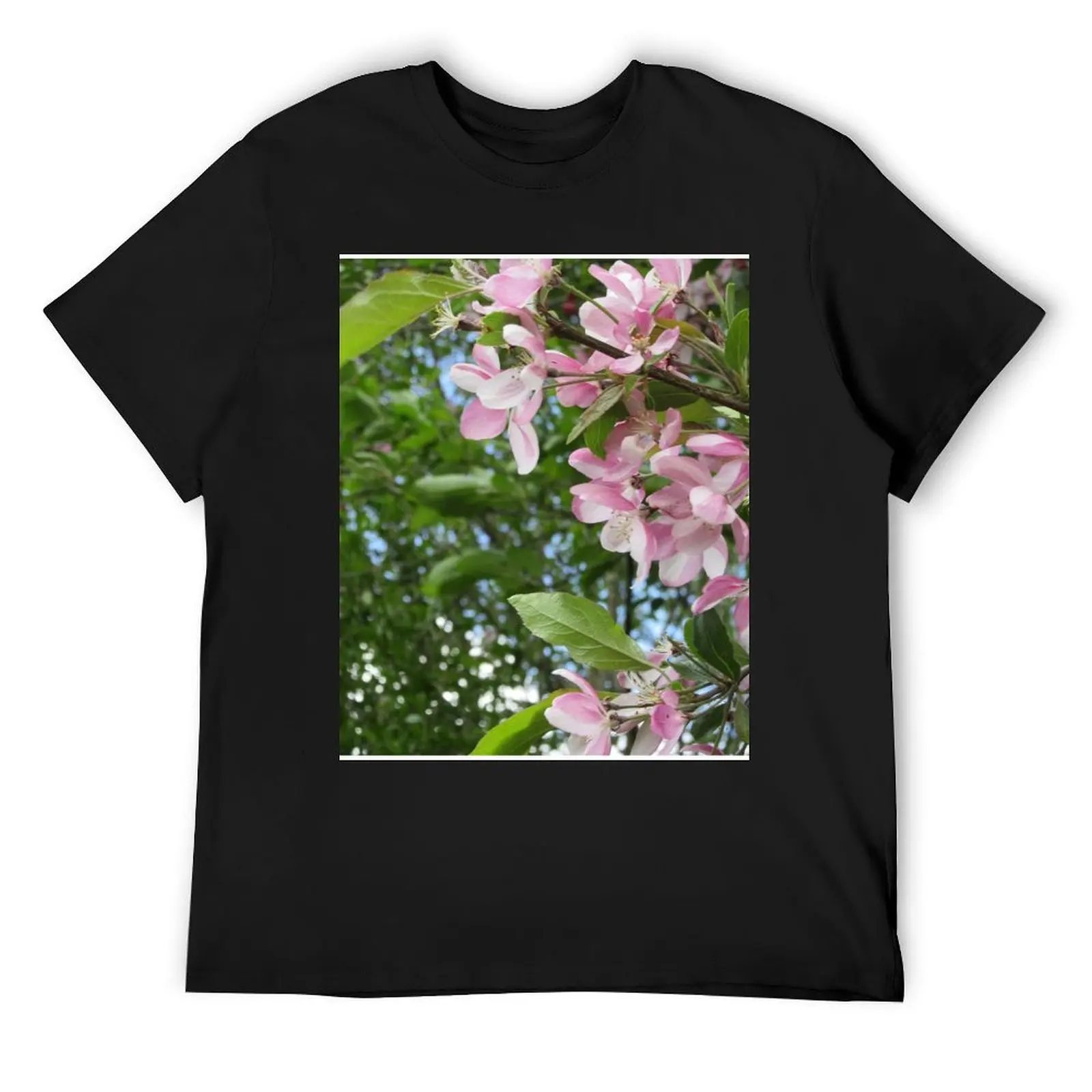 Apple Blossom On The Riverbank T-Shirt basketball graphic tees man clothes slim fit t shirts for men