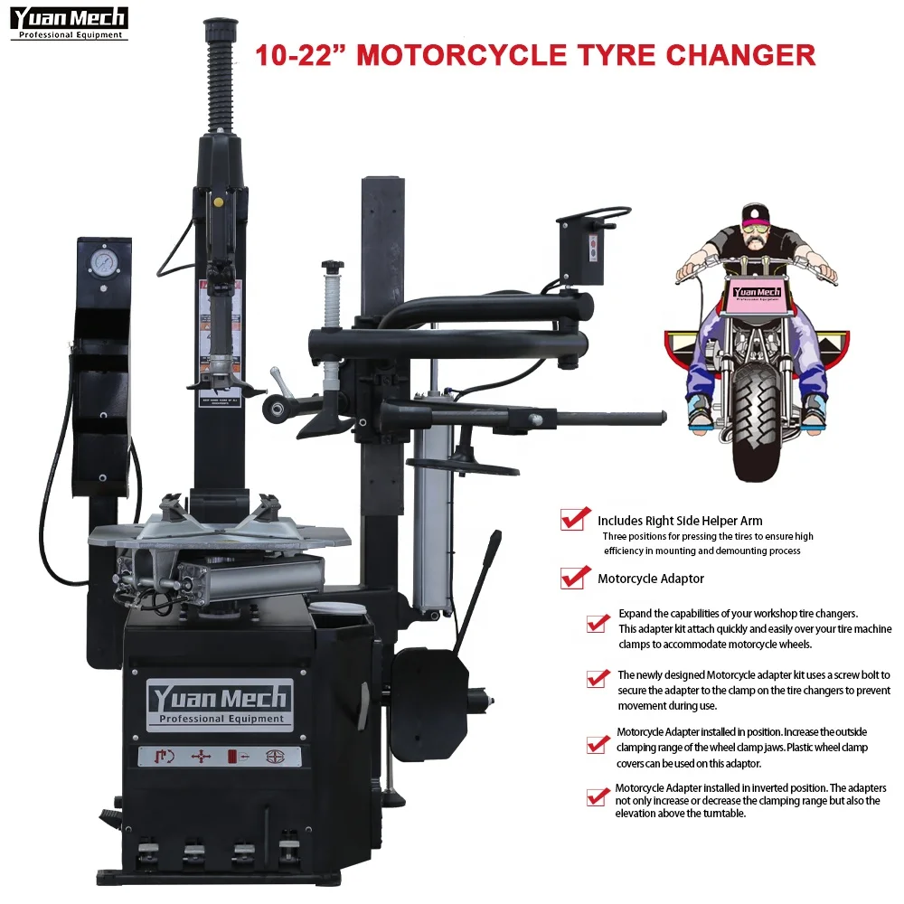 

Factory Price YuanMech C9573M Motorcycle Portable Manual Car Motorcycle Tire Changer