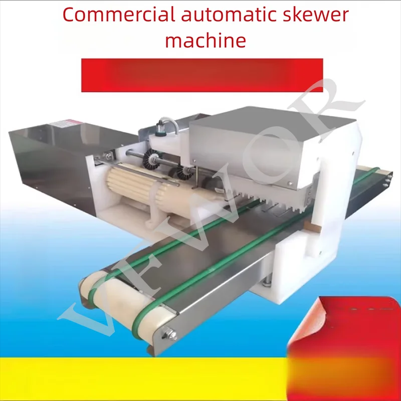 String Machine Meat Slicer Skewering Machine for Barbecue Beef Satay String Making Machine