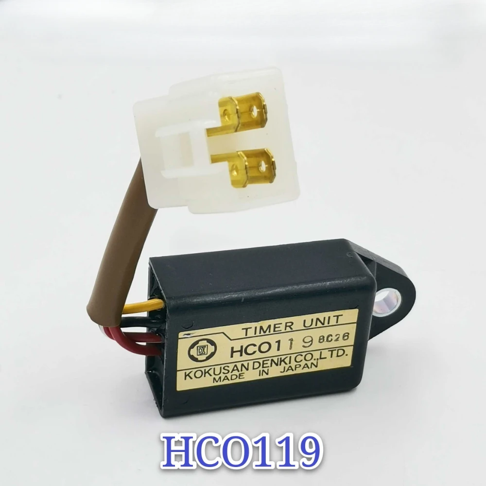 For Yanmar Engine Flameout Preheat Start Time Relay HCO119 Car Straight Shot Excavator Accessories