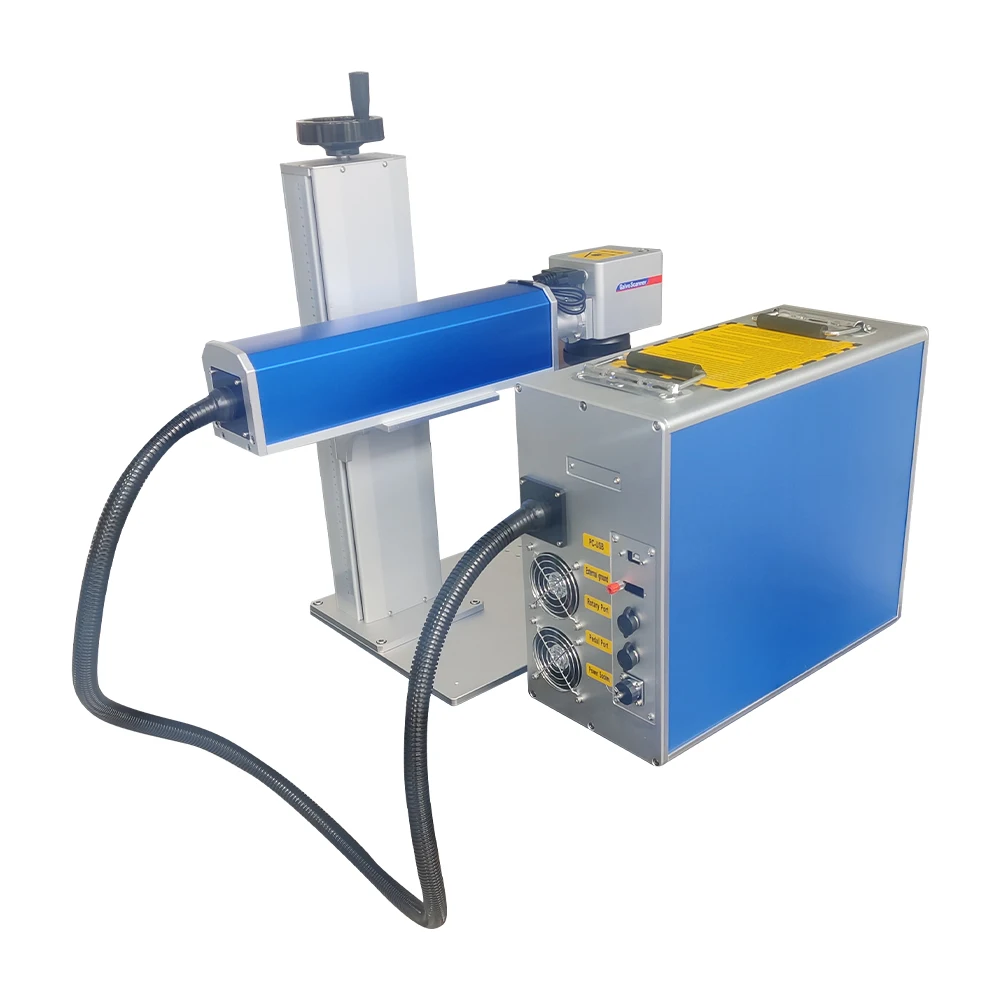 Affordable  Fiber Laser Marking Engraver 30W Entry Level for Aluminum Plastic Nameplate Printing