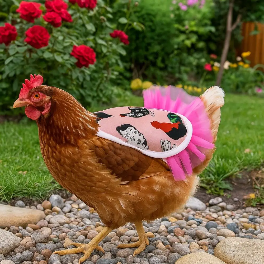 

Poultry Supplies Adjustable Hen Apron Washable Breathable Chicken Saddle Waterproof Chicken Harness Vest Poultry Farming