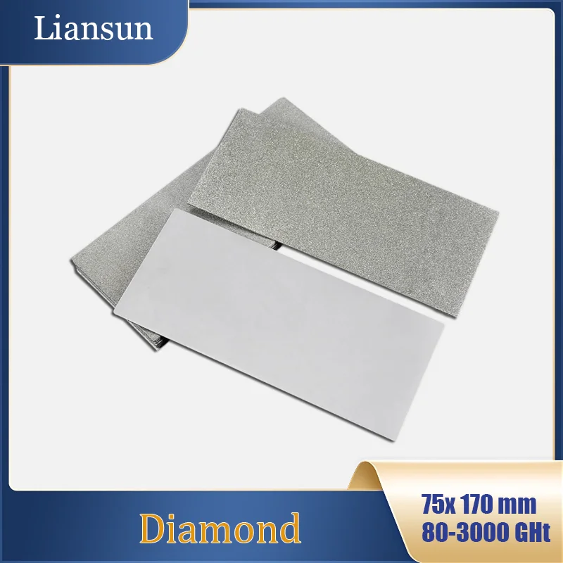 

1pcs 80 - 3000 Grit Rectangular Diamond Sharpening Flap 75mm x 170mm Hard Grinding Stone Plate Rectangular Thin Sharpening Stone