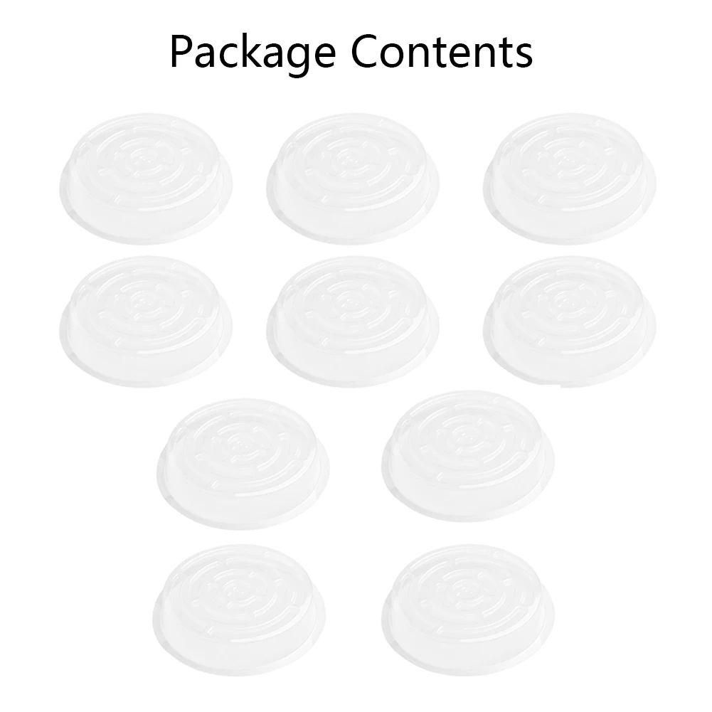 10 Pack PET Plant Saucer Tray for Round Pots to Reduce Spills and Maintain Clean Floors Near Indoor Plant Displays