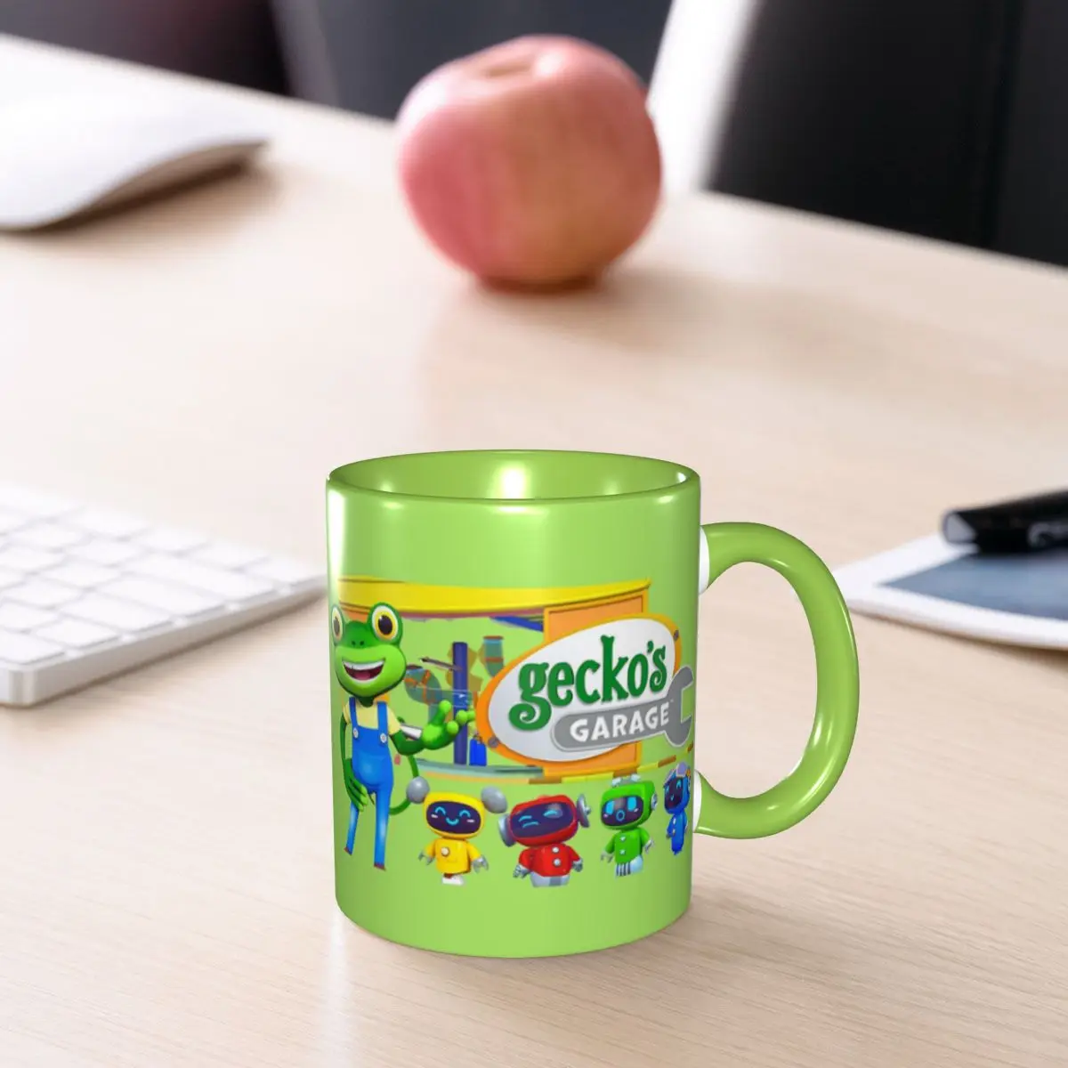 Geckos Garage Kids Mug Funny Ceramic Coffee Cups Tea Mugs Milk Cup Drinkware Gifts for Friends