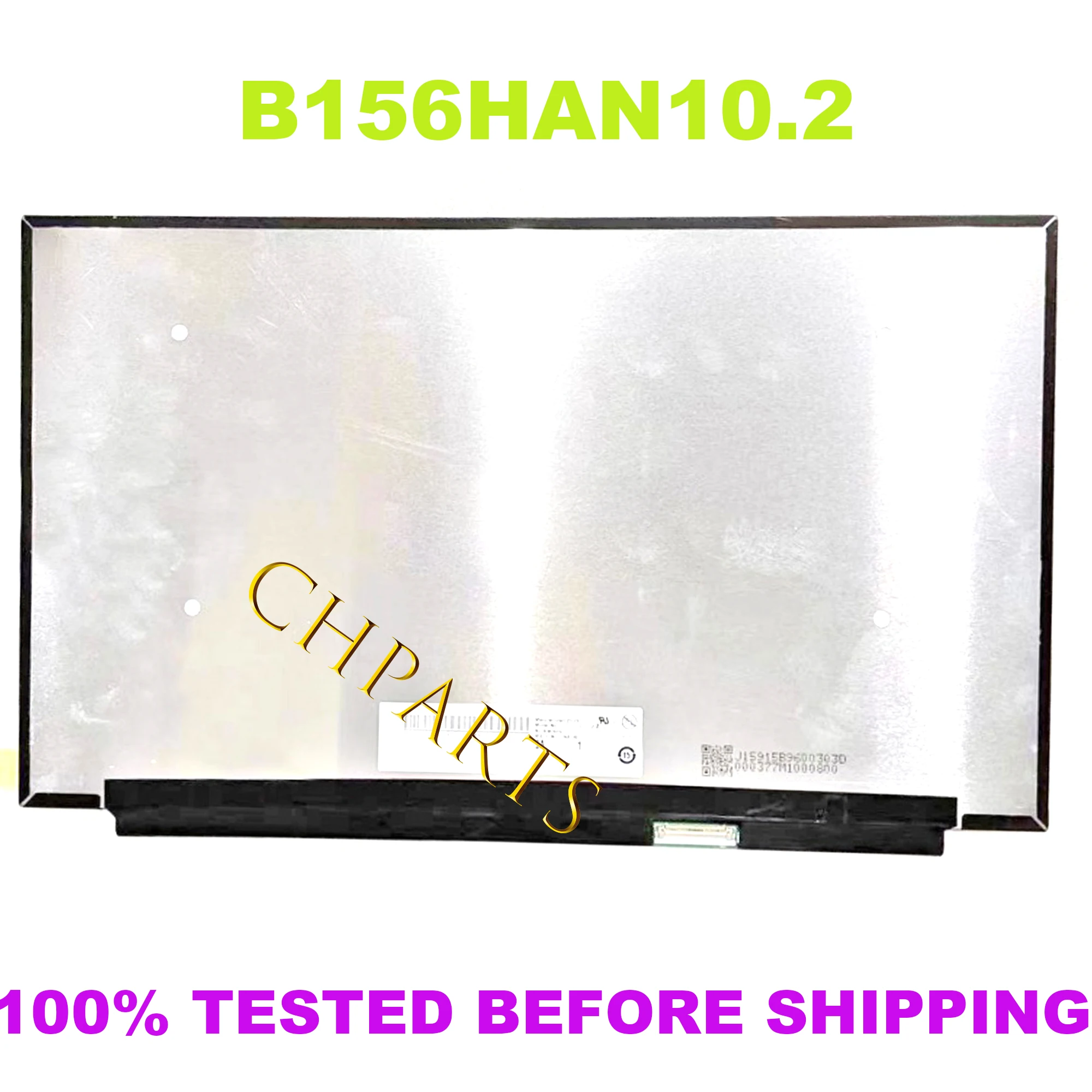 15.6-INCH Laptop LCD Screen 100% Adobe RGB B156HAN10.2 FOR Lenovo Legion 7-15IMH05 5-15IMH05H 5P-15ARH05H