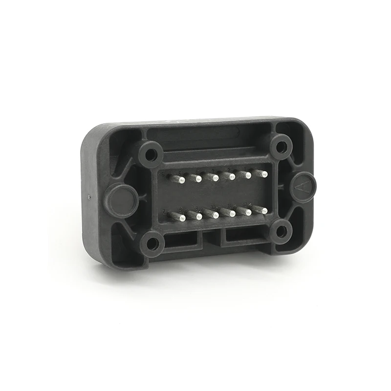 

DT15-12PB DEUTSCH type 12pin Automotive Waterproof Connector socket Black automotive circuit board PCB Straight Pin