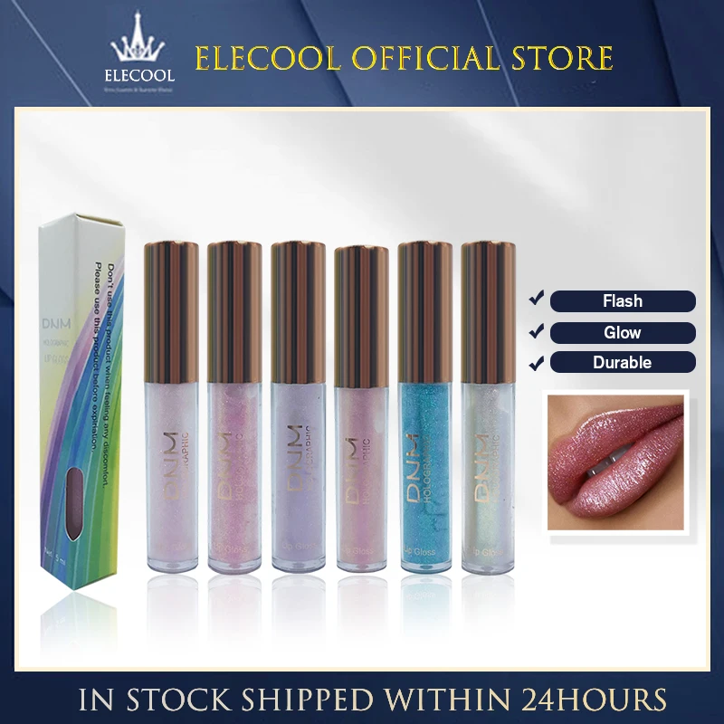 DNM Laser Color Lip Gloss Pearlescent Glitter Moisturizing Waterproof Lipstick Sexy Lips Plumper Блиск Для Губ Gloss Para Labios