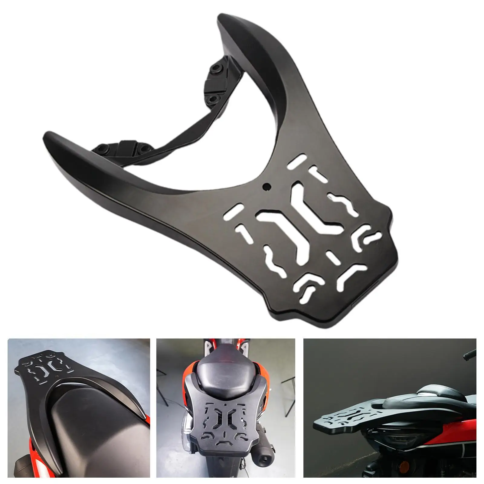 

Universal Motorcycle Tail Box Rack Aluminum Alloy Rear Shelf Luggage Support for Yamaha NMAX155 Storage