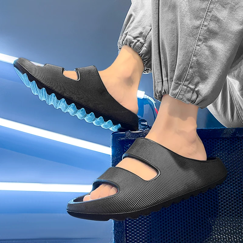 Liefhebbers Slippers Zomer Dikke Zool Casual Schoenen Kwaliteit Open Teen Antislip Strand Slippers Mode Outdoor Slippers Designer Schoenen