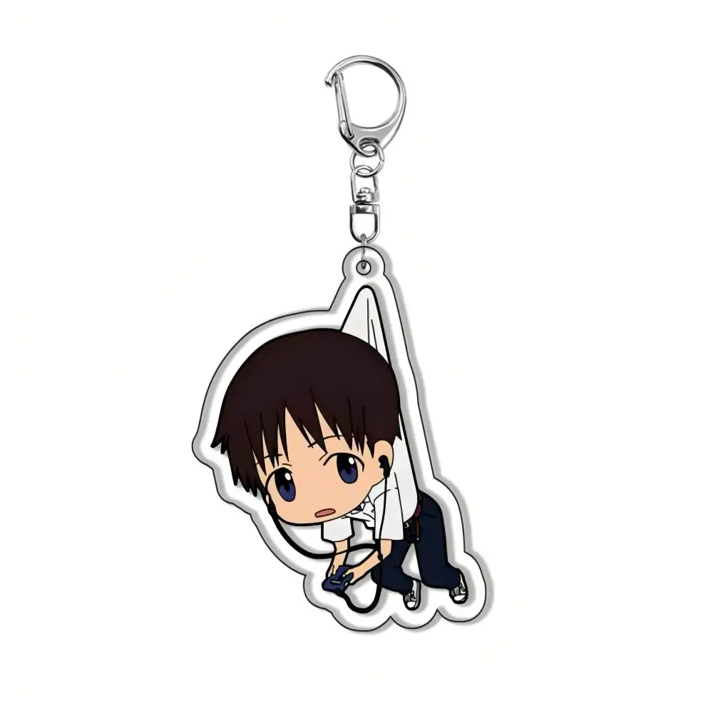 6CM Charm hot Anime EVA Acrylic Keychain Model Cosplay Characters Ornament Accessories Goods Collection Gifts
