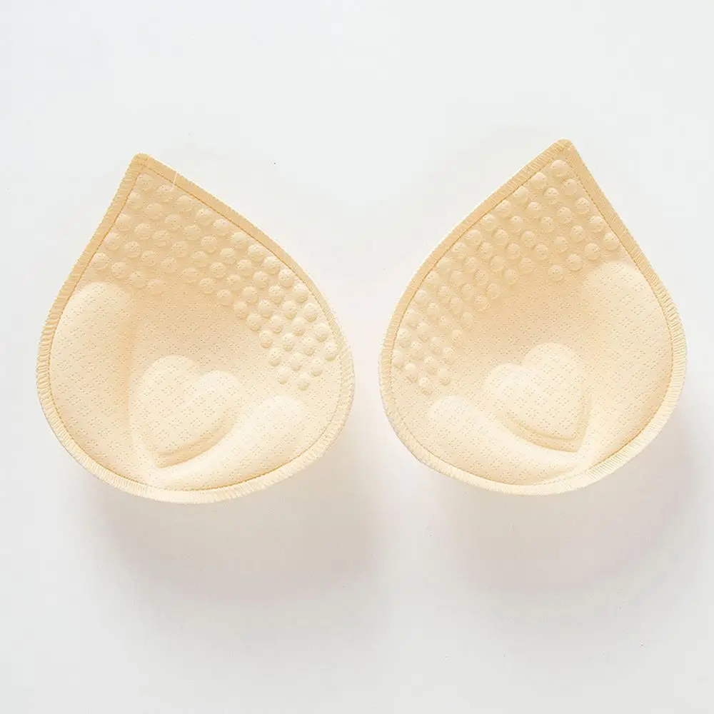 

Breathable Water Drop Shape Push Up Reusable Bikini Padding Inserts Breast Bra Inserts Women Clothes Accessories Chest Cups Pad