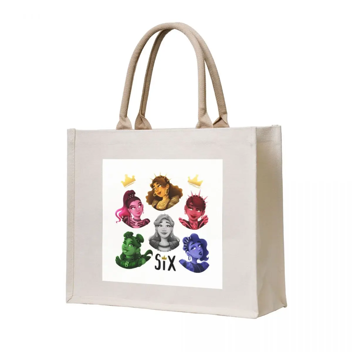 

Six Queens Six the Musical Tote Bag shopper bag women canvas personalized tote Customizable tote bag