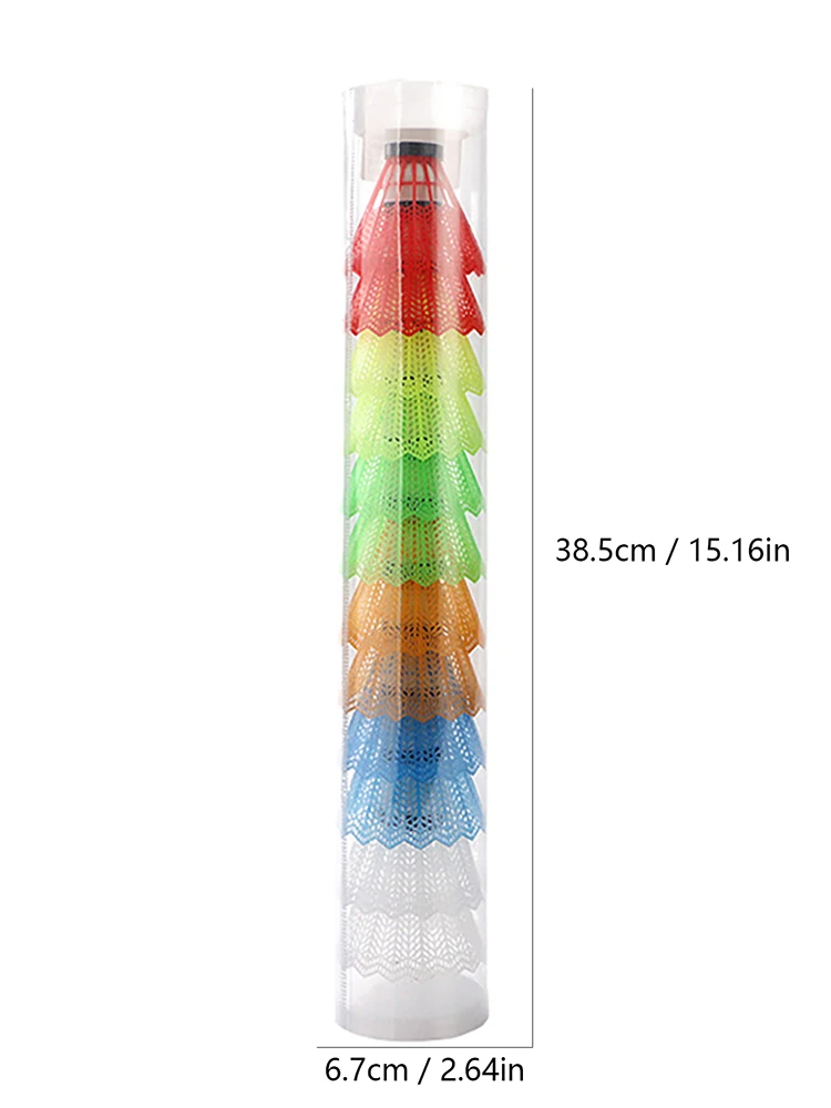 12 قطعة/المجموعة كرات الريشة الملونة الريشة رغوة كرات الألعاب الرياضية الترفيهية