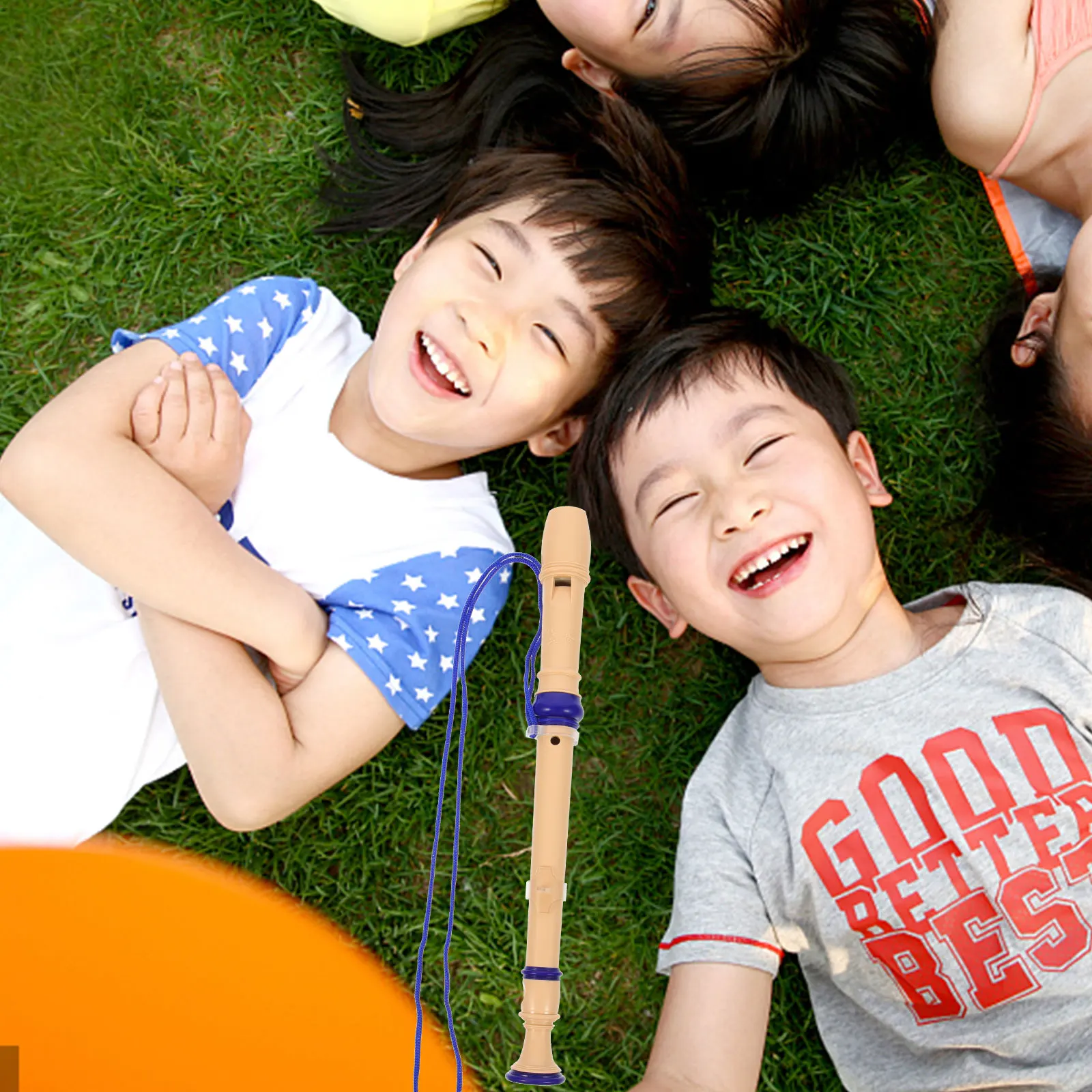 

Treble Recorder ABS Plastic Durable Musical Instrument for Kids Students 8-Hole Clarinet Beginner Wind Instruments Storage Bag