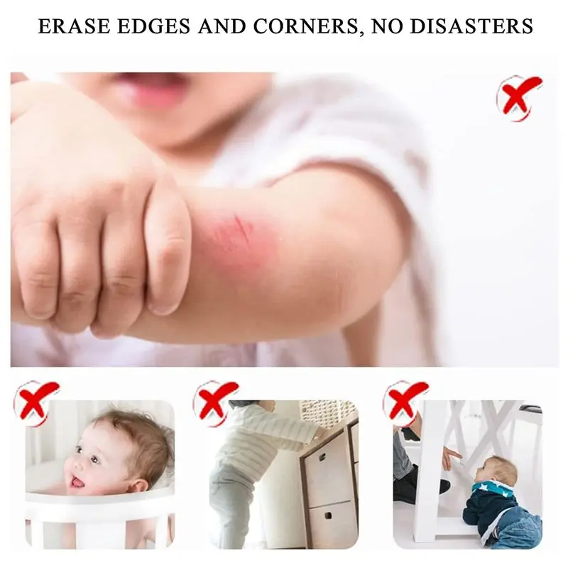 A84F-1Set 6 Metres And 4 Corner Protectors Protects Corners And Edges Corners And Edges Transparent B