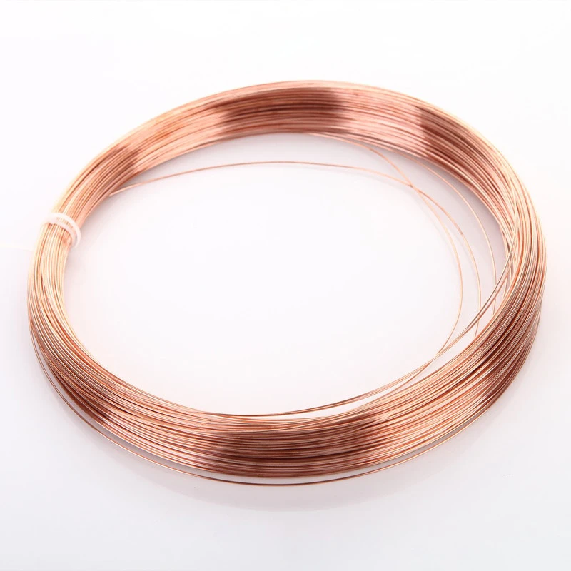 1kg T2 Copper Red Copper Wire Bare Wire 99.9% Pure Copper Wire 0.2/0.3/0.4/0.5/0.6/0.7/0.8/1/1.2/1.5/2/2.5/3/4/5mm