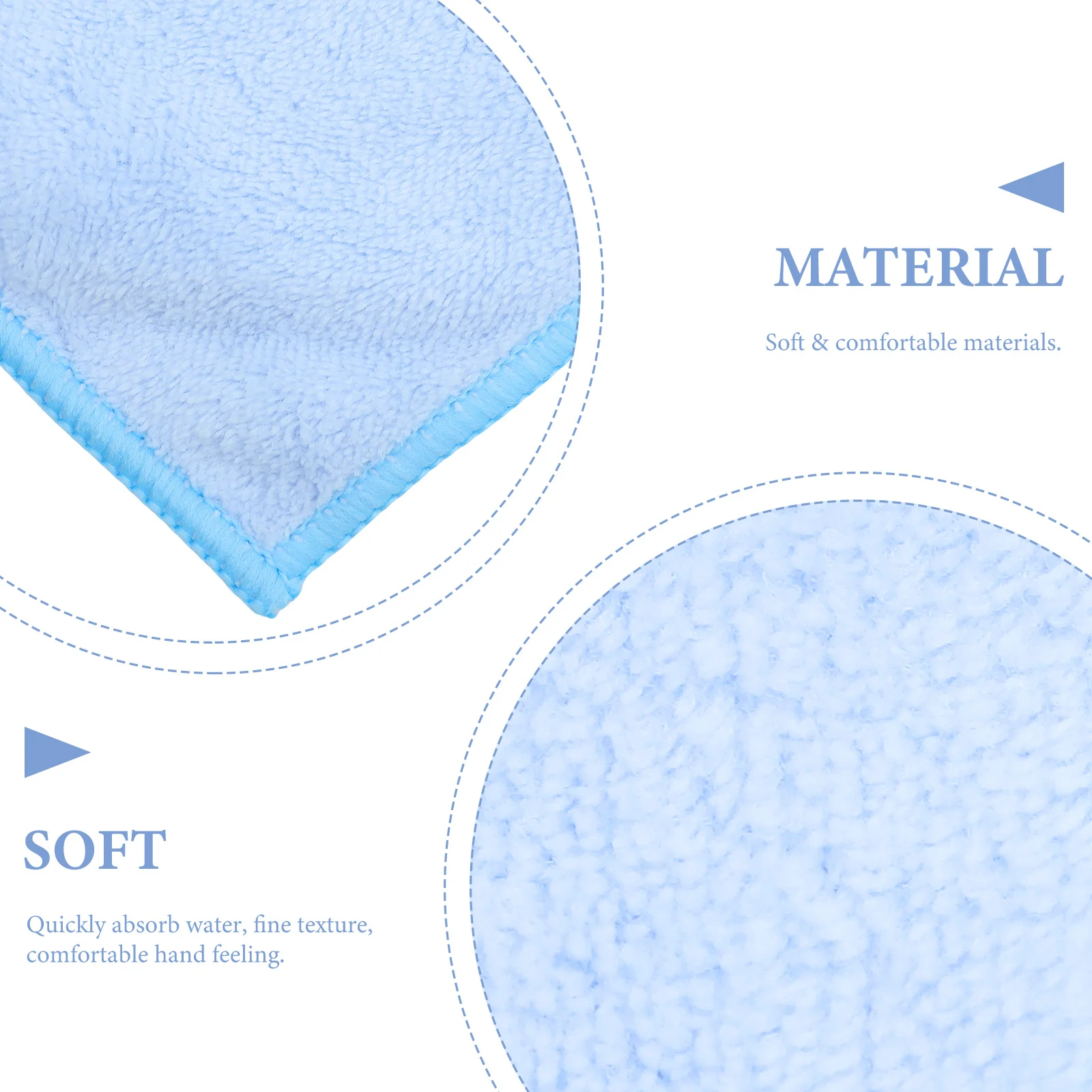 

3Pcs Coral Fleece Bath Towels Extra Soft Absorbent Quick Dry Multipurpose Face Hand Hair Washcloths Set Absorbent Hand Towel