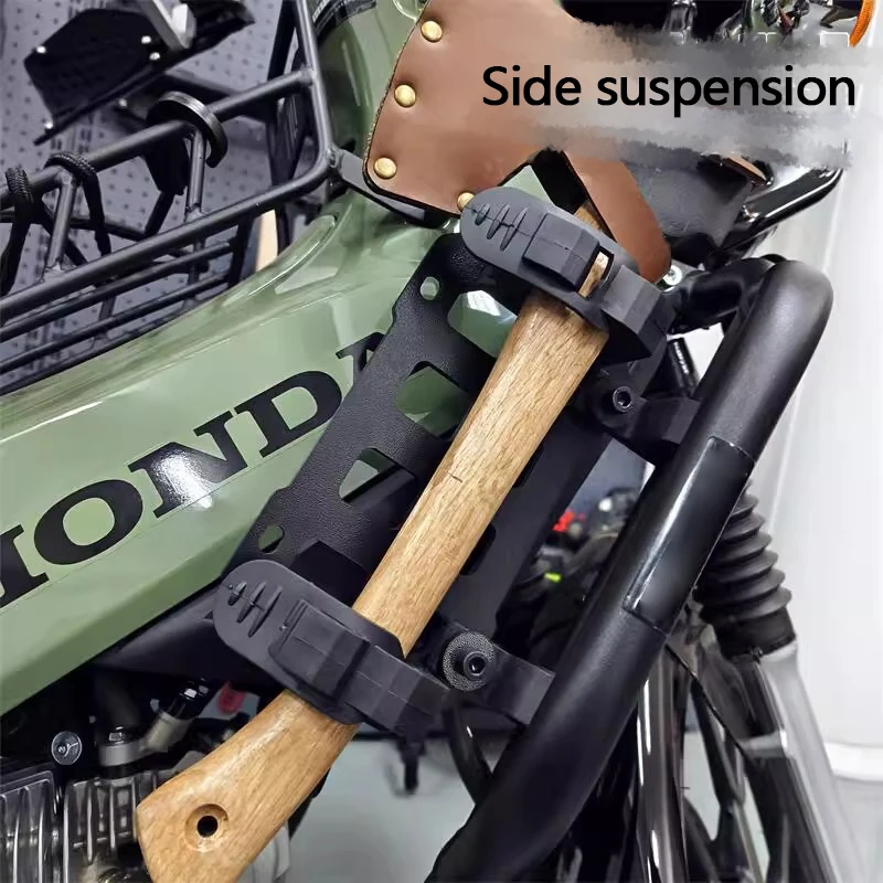 Motorcycle bumper Molle hanging plate bumper modification side box hanging side cover bracket baffle aluminum alloy