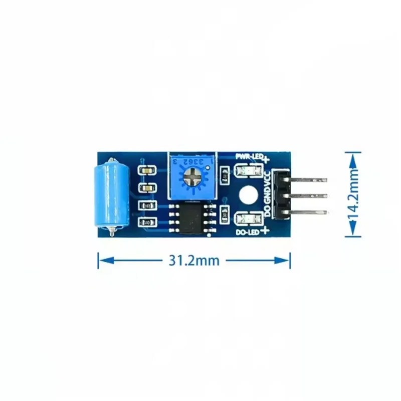 1-5Pcs SW-420 Normally Closed Type Vibration Sensor Module Alarm Sensor Module Vibration Switch SW-420 for Arduino SW-420