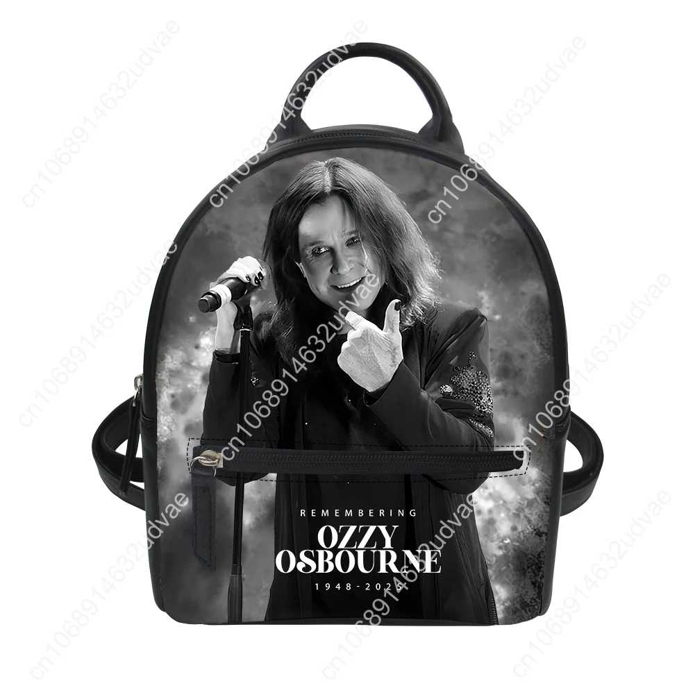 Ozzy Osbourne Backpack Purse Women Child Schoolbags Personalized Double Shoulder Bag Back To The Beginning Leather Daypack Gift