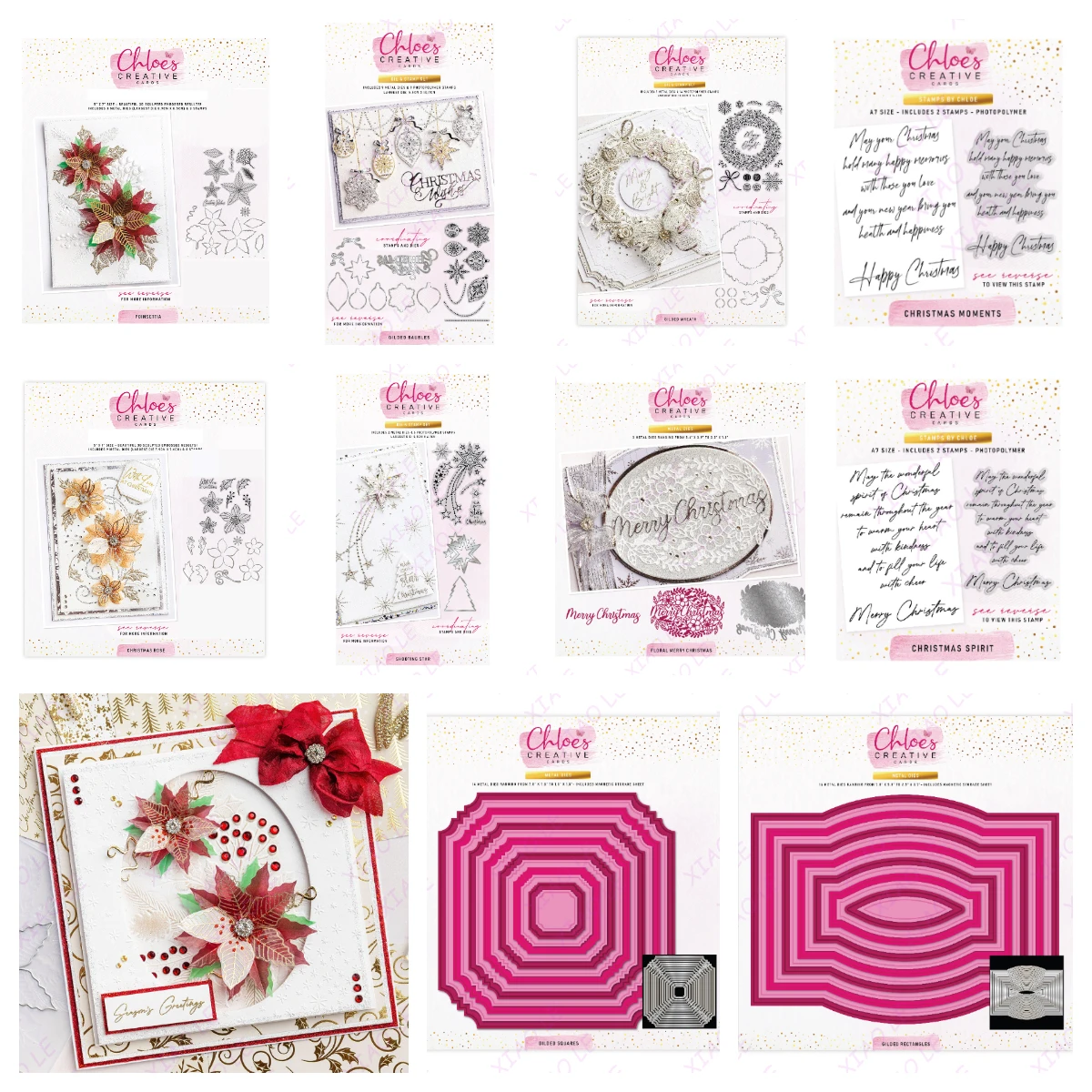 

2025 Merry Christmas Bell Metal Cutting Dies Stamps For DIY Scrapbooking Decorative Embossing Paper Cards Template Decorative