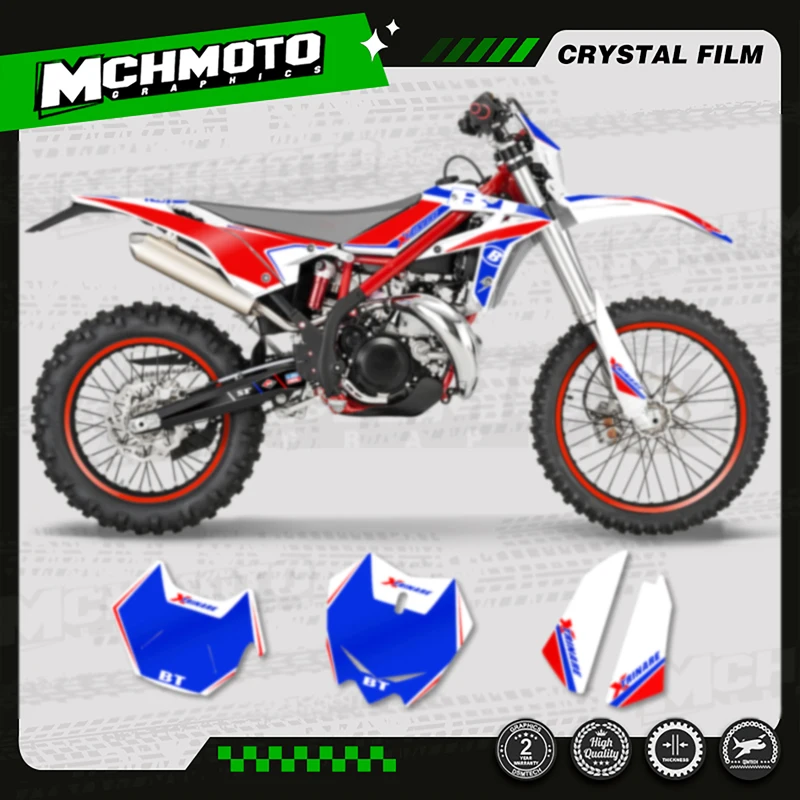 

MCHMFG Motorcycle Team Motorcycle Decal Stickers For Beta Xtrainer 2020-2022 2020 2021 2022 250 300 350 -006