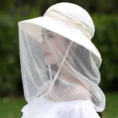Outdoor Travel Dustproof Face Mask Sun Protection Hat Large Brim Shielding Women's Casual Cotton Polyester Spring Summer Cap