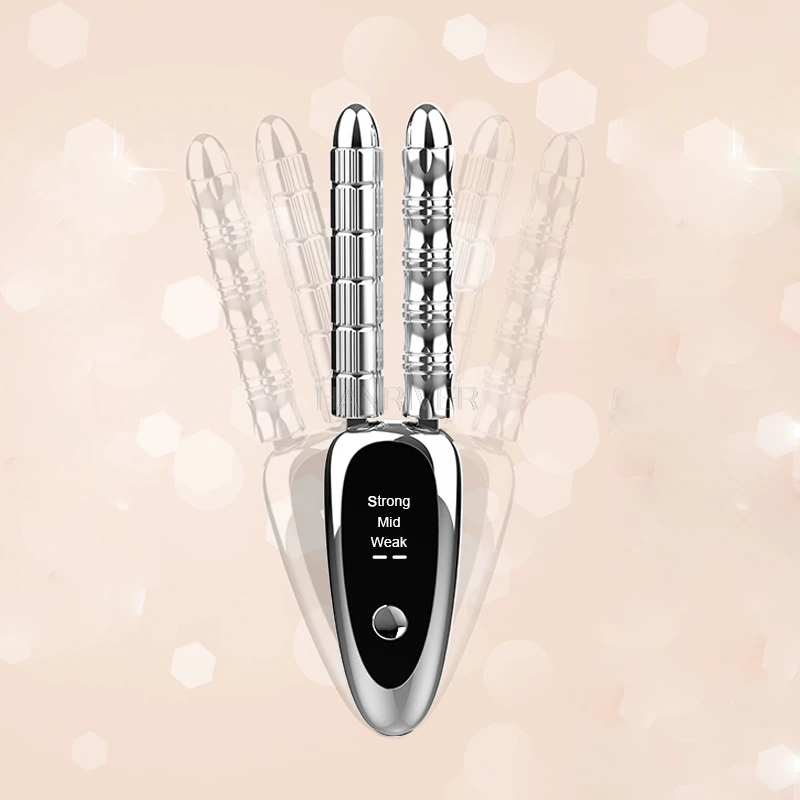 Thin face artifact EMS micro electric current adjustable Angle face lift firming facial beauty equipment V neck massager