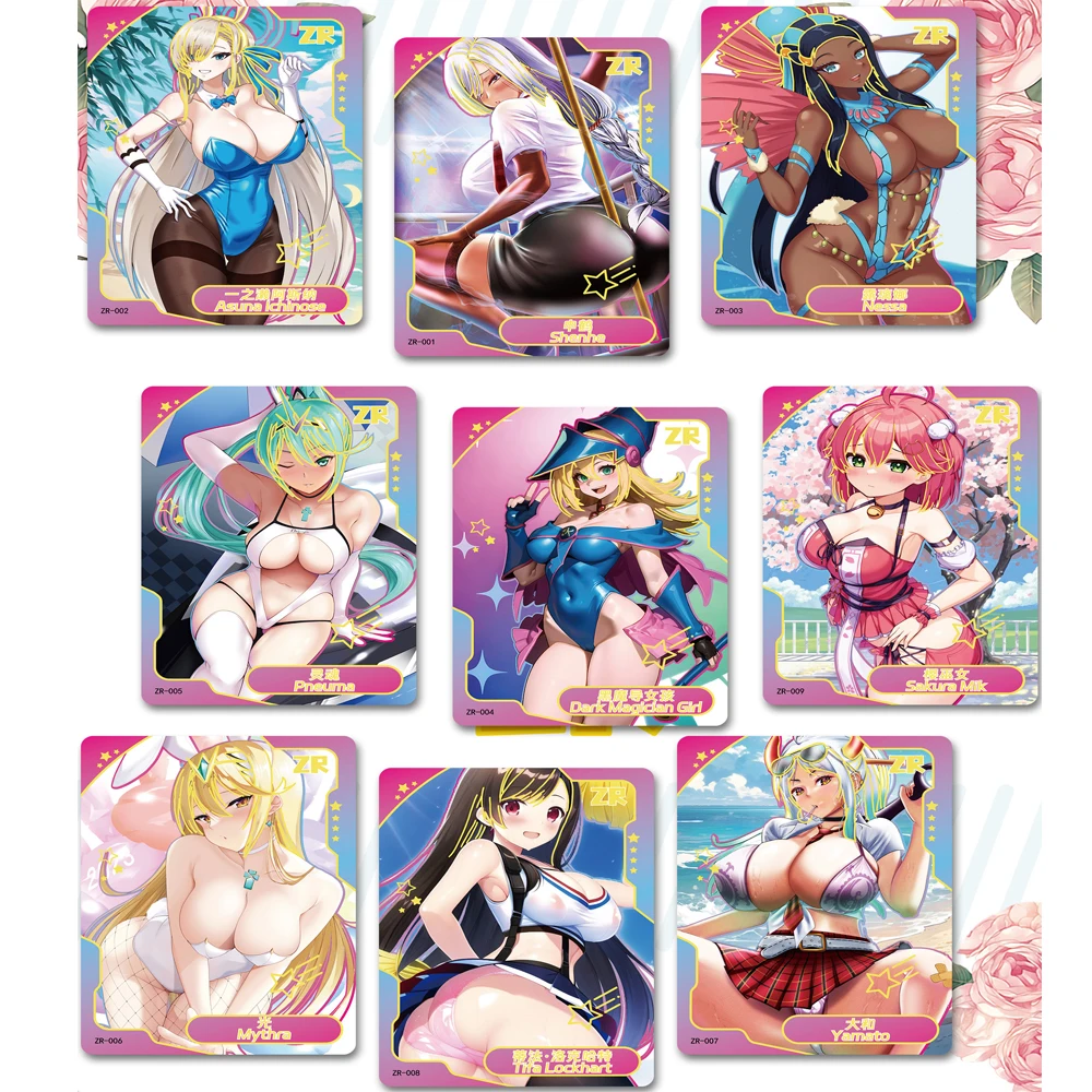 Senpai Goddess Card 5 Wholesale 4boxes Anime Games Girl Party Swimsuit Bikini Feast Booster Box Children Toys Hobbies Gift