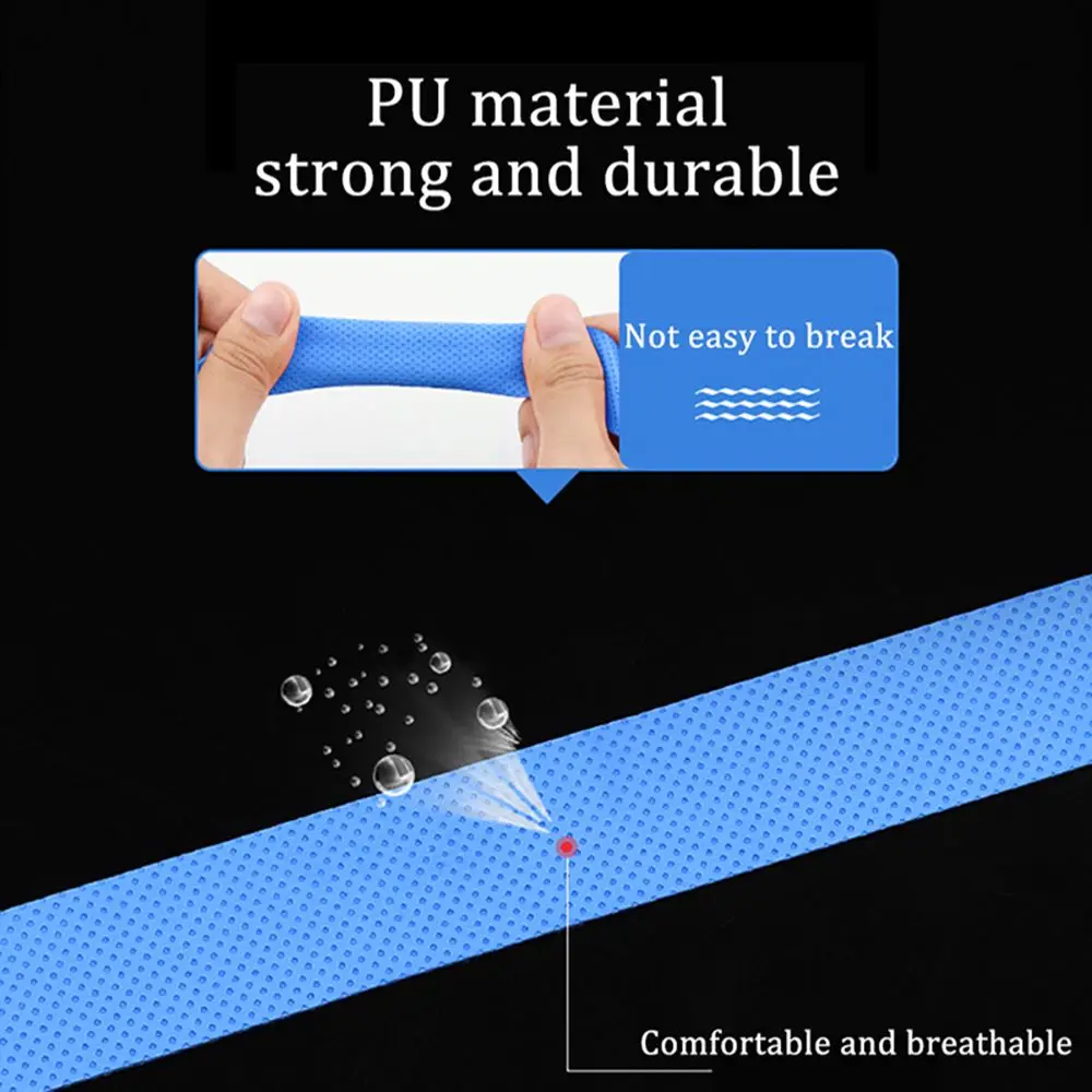 

10 шт., 1 м, утолщенная намотка для теннисной ракетки для сквоша, велосипедная ручка, впитывающая пот удочка, повязка на повязку, ручка, противоскользящая лента