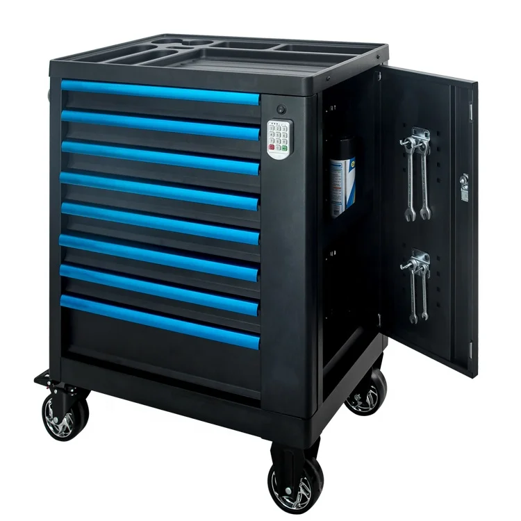 for·8 Drawer Tool Cabinet Tool Box Equipped With Digital Password Lock#