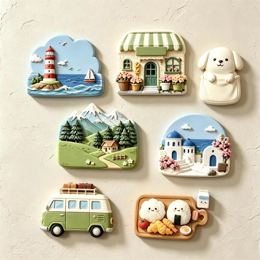 Custom Metallic Shiny Fridge Magnets Stainless Steel Zinc Alloy Bottle Opener Personalized Design Durable Refrigerator Magnet