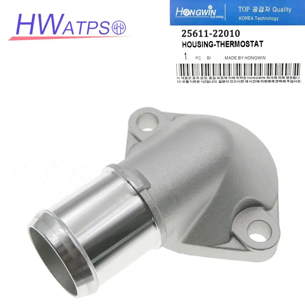 25611 22011 Inlet-Outlet Water Thermostat Housing For Hyundai Getz Accent 1.3 1.5 25613-22600 25613 22600 25611-22010 2550023010