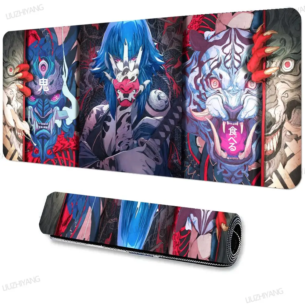 Japan Devil Anime Mouse Pad Computer XXL Gaming MousePads Keyboard Pads Mouse Mat Soft Office Carpet Table Mat Desktop MousePad