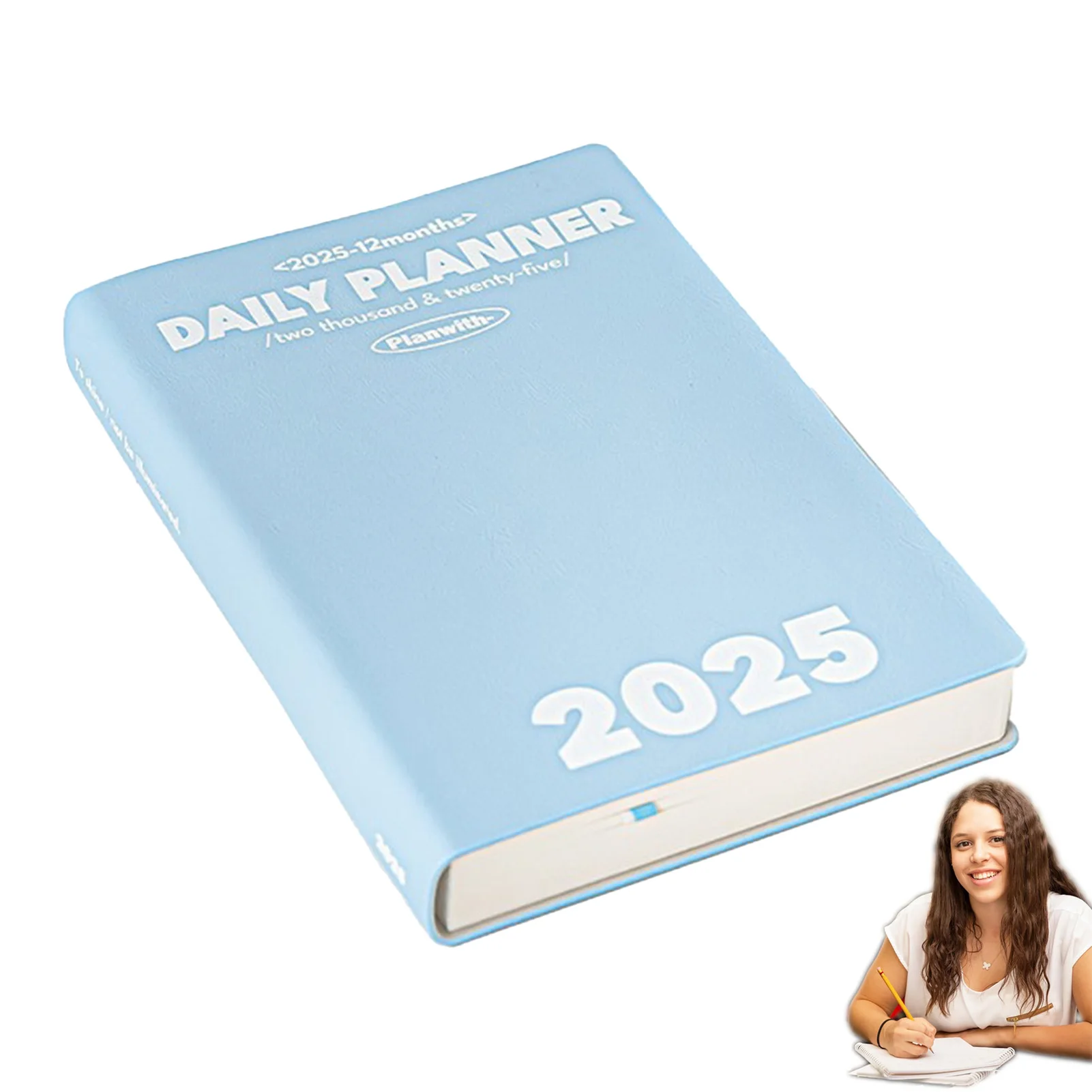 2025 Daily Monthly Planner Notebook Enhancing Productivity and Time Management Suitable for Exquisite Thanksgiving Gift