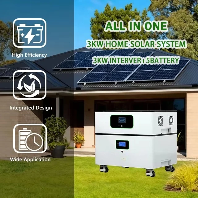 3KW Home Solar Power System Stackable All-in-One Kit with Inverter + Battery Solar Panel Storage Solution