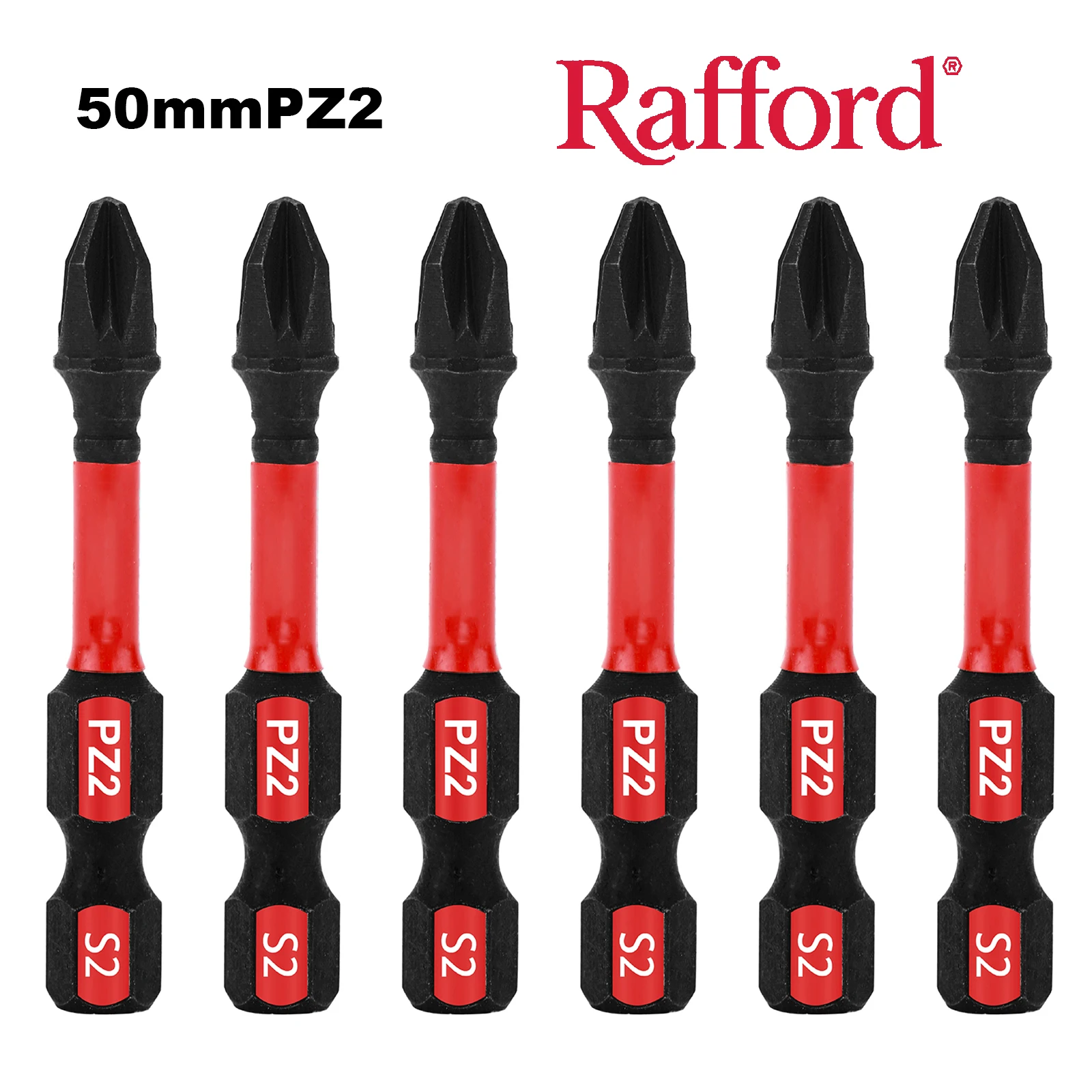 

Rafford 2Inches Pozidriv #2 PZ2 Impact Tough Screwdriver Power Bit Set, S2 Alloy Steel Screwdriver Bits Set