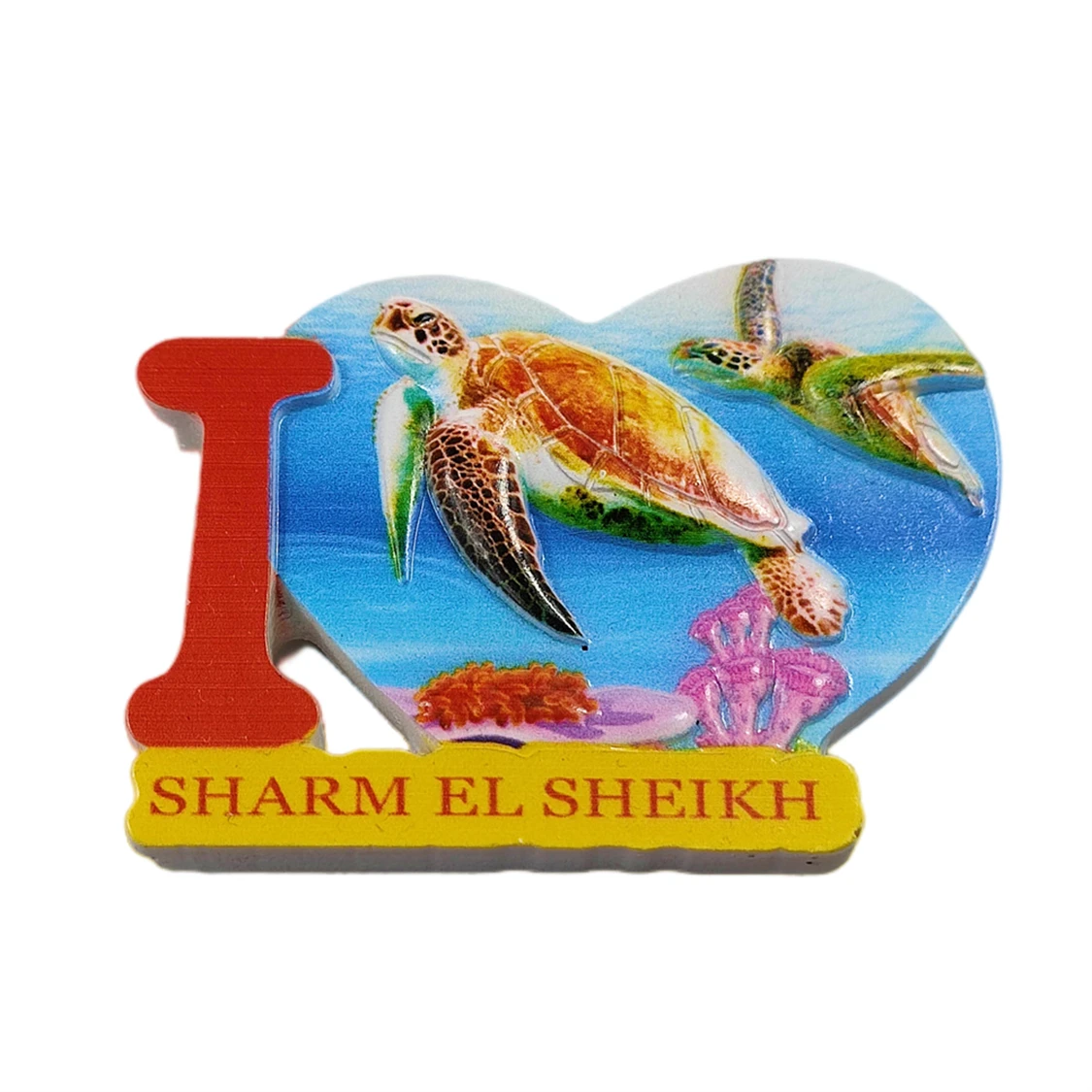 Sharm el Sheikh Egypt 3D Fridge Magnet Souvenir Gift,Resin Handmade Refrigerator Magnet Home & Kitchen Decoration Collection