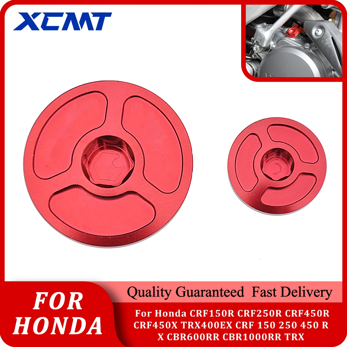 

Motocross Engine Timing Plug Cover For Honda CRF150R CRF250R CRF450R CRF450X TRX400EX CRF 150 250 450 R X CBR600RR CBR1000RR TRX